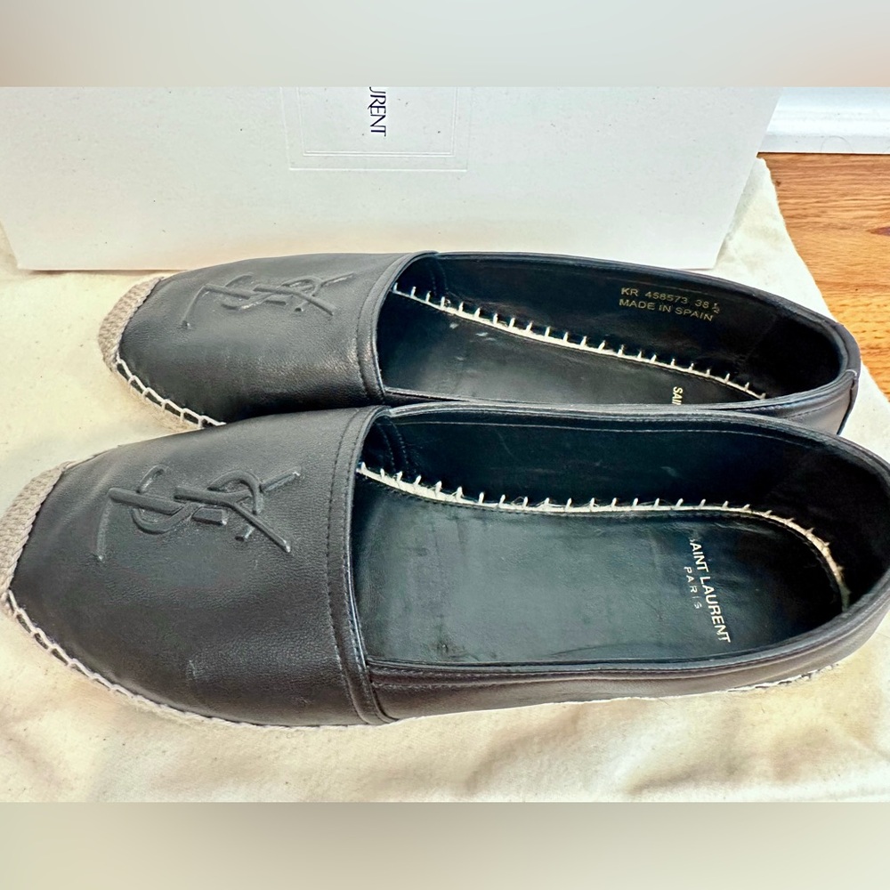 Saint Laurent Black Espadrilles - Picture 5 of 6